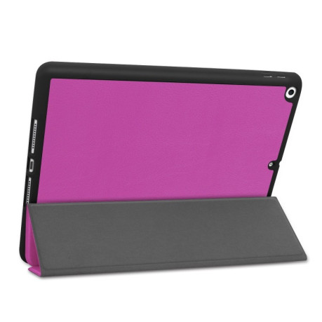 Чехол- книжка Custer Texture Horizontal Flip Smart на iPad 10.2- фиолетовый