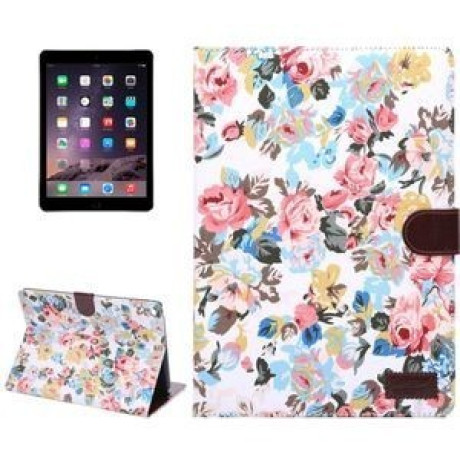 Шкіряний Чохол Flower Case білий для iPad Air 2