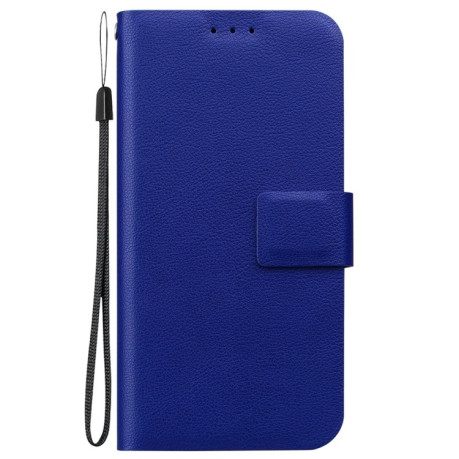 Чехол-книжка Voltage Side Buckle для Motorola Moto G75 5G - синий