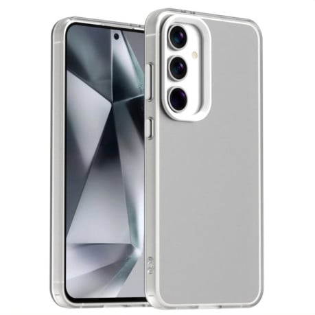 Противоударный чехол Candy Series для Samsung Galaxy S24 FE 5G - белый