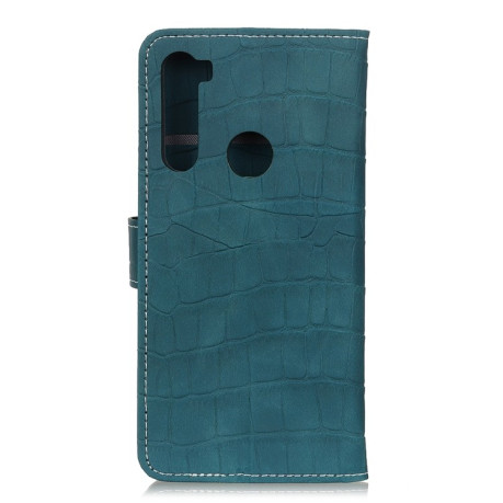 Чехол-книжка Magnetic Crocodile Texture на Samsung Galaxy A21-зеленый