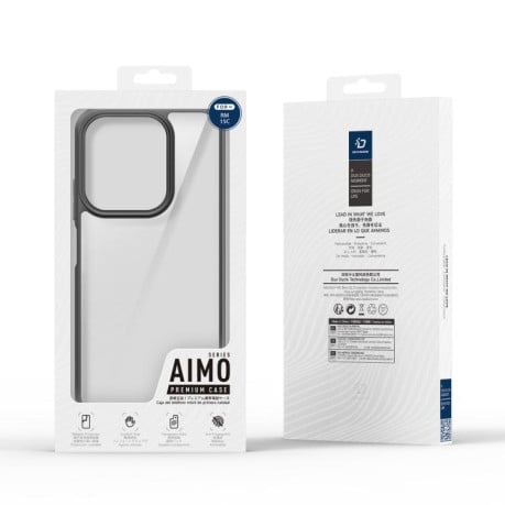 Чехол DUX DUCIS Aimo Series гибрид на Xiaomi Redmi 15C 5G / 4G EU 173mm - черный