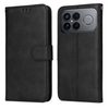 Чехол-книжка Classic Calf Texture на Xiaomi Redmi K90 Pro Max / Xiaomi Poco F8 Ultra 5G — чёрный