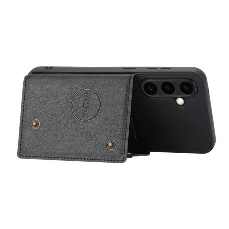 Противоударный чехол Double Buckle для Samsung Galaxy S25 5G - черный