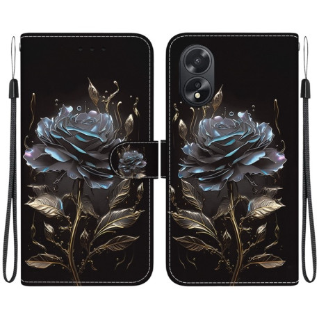 Чехол-книжка Crystal Texture Colored Drawing Series на OPPO A38 4G / A18 - Rose