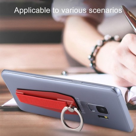 Универсальный держатель Finger Ring для iPhone / Samsung / Xiaomi / Realmi - красный