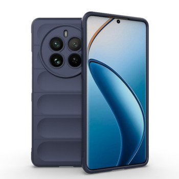 Силіконовий чохол Magic Flannel для Realme 12 Pro / 12 Pro+ - синій