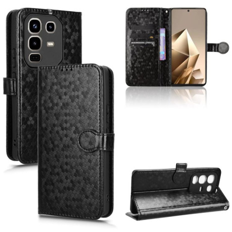 Чохол-книжка Honeycomb Dot для Infinix Note 50 4G / Note 50 Pro 4G - чорний
