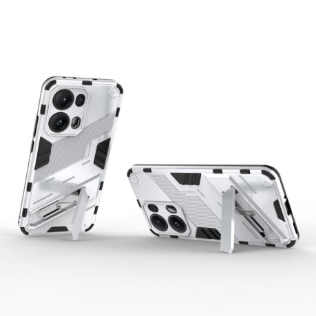 Противоударный чехол Punk Armor для OPPO Reno13 Pro 5G Global - белый