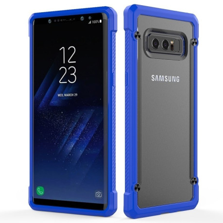 Противоударный чехол на Samsung Galaxy Note 8  Beetle Protective Back Cover Case(Blue)