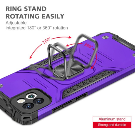 Противоударный чехол Magnetic Armor для Samsung Galaxy A03 - фиолетовый