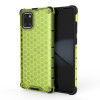 Противоударный чехол Honeycomb на Samsung Galaxy S10 Lite - зеленый