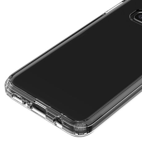 Акриловый противоударный чехол на Samsung Galaxy S10e -прозрачный