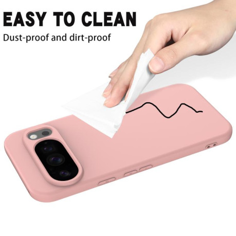 Силиконовый чехол Solid Color Liquid Silicone на Google Pixel 10 Pro XL - розовый