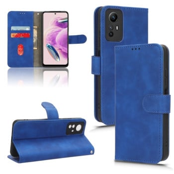 Чехол-книжка Skin Feel Magnetic для Xiaomi Redmi Note 12S 4G - синий