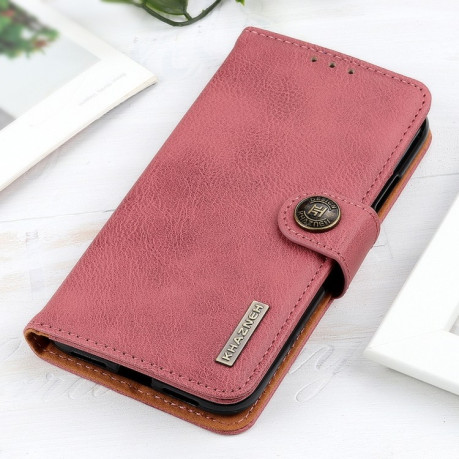Чехол-книжка KHAZNEH Cowhide Texture на Vivo S12 / V23 5G - розовый