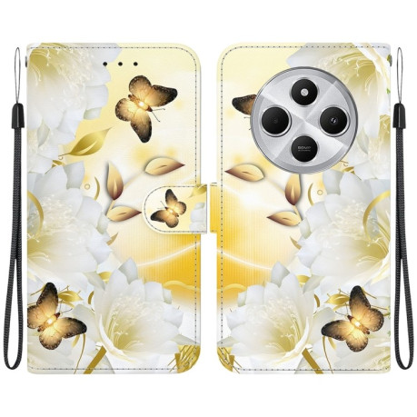 Чехол-книжка Colored Drawing Series на Xiaomi Redmi 14C 4G/Poco C75/Redmi A4 5G - разноцветный