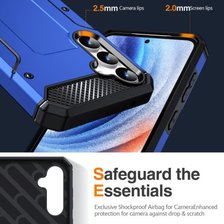 Протиударний чохол Matte Holder для Samsung Galaxy S23 FE 5G - синій