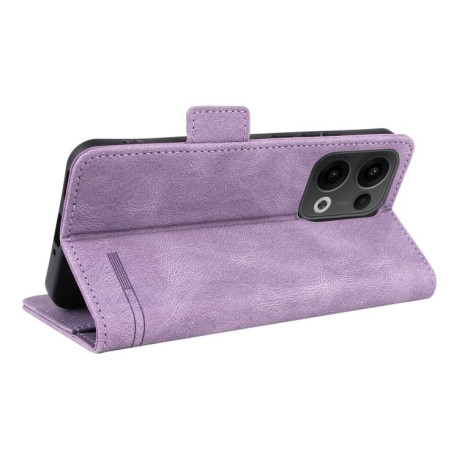 Чехол-книжка Magnetic Clasp Flip для OPPO Reno13 Pro - фиолетовый