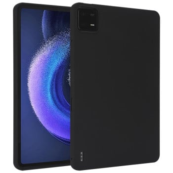 Чехол Oil Spray Skin-friendly TPU Tablet Case для Xiaomi Pad 6 / 6 Pro - черный