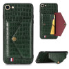 Чохол Crocodile Pattern Shatter-resistant на iPhone SE 3/2 2022/2020/7/8 - зелений