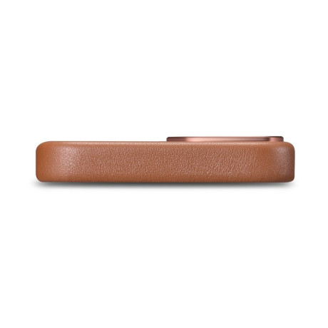Кожаный чехол iCarer Genuine Leather (MagSafe) для iPhone 14/13 - коричневый