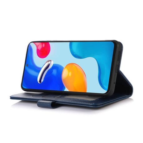 Чехол-книжка Cow Texture на OnePlus Nord 5 / Ace 5 Ultra - синий