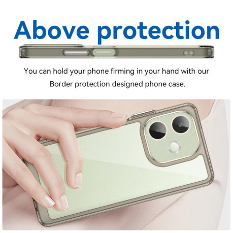 Противоударный чохол Colorful Acrylic Series для OPPO A5 Pro 5G - серый