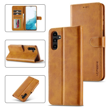 Чохол книжка LC.IMEEKE Calf Texture Samsung Galaxy S23 FE 5G - коричневий