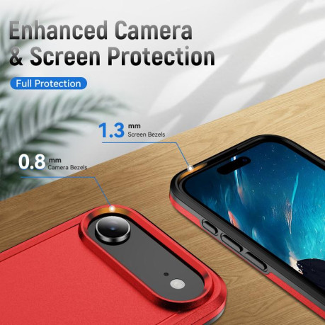 Противоударный чехол Heavy Duty Armor для iPhone Air - красный