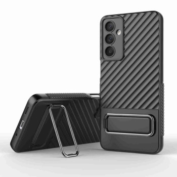 Противоударный чехол Wavy Textured для Samsung Galaxy M54 5G - черный