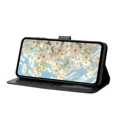 Чехол-книжка Daisy Embossed Leather для Samsung Galaxy M06 5G - чорний