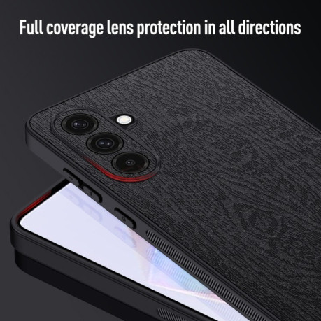 Чохол Tree Bark Leather Shockproof  для Samsung Galaxy A26 5G - синій