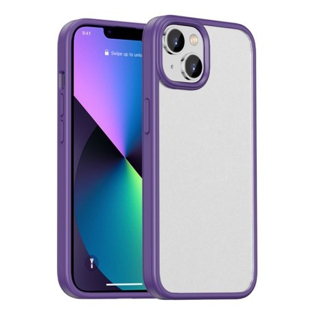 Противоударный чехол Shadow Series Frosted для iPhone 14 Plus - фиолетовый