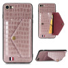 Чохол Crocodile Pattern Shatter-resistant на iPhone SE 3/2 2022/2020/7/8 - рожевий