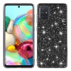 Ударозахисний чохол Glittery Powder на Samsung Galaxy A51 - чорний