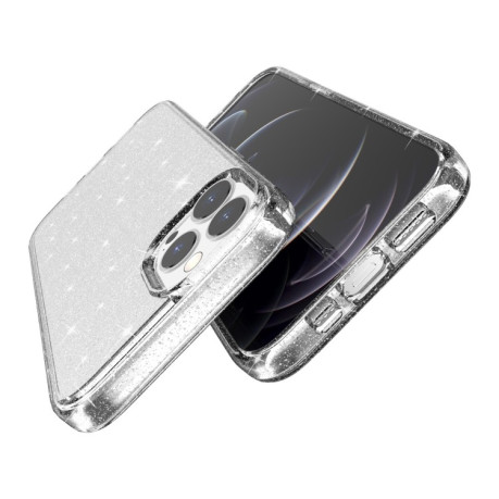 Протиударний чохол Terminator Style Glitter для iPhone 13 Pro - прозорий