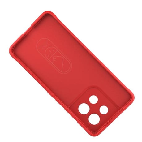 Силиконовый чехол Magic Flannel на Motorola Moto G86 Power - синий