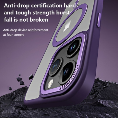 Протиударний чохол Skin Feel MagSafe Magnetic для iPhone 15 Pro Max 5G - синій