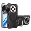 Противоударный чехол CD Texture Sliding Camshield Magnetic Holder на OPPO Reno12 F/12 FS 5G Global - черный