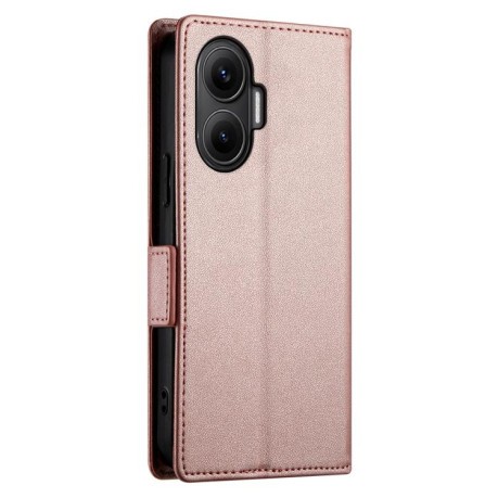 Чохол-книжка Side Buckle Magnetic Frosted Leather для Xiaomi Redmi Turbo 4 Pro / Xiaomi Poco F7 - золото