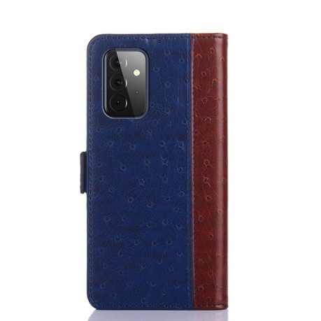 Чехол-книжка Ostrich Texture для Samsung Galaxy A72 - синий
