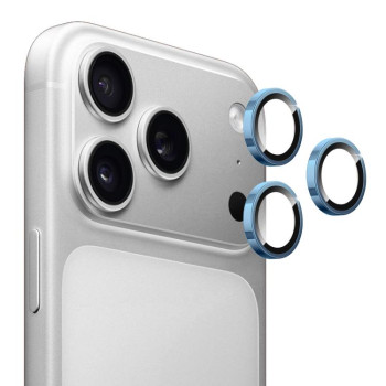 Защитное стекло на камеру ENKAY AR Anti-reflection Camera Lens на iPhone 18 Pro Max — светло-голубое