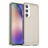 Чехол Candy Series гибрид с усиленными бортиками на Samsung Galaxy A55 5G - прозрачно-серый