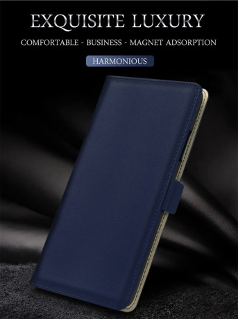 Кожаный чехол-книжка DZGOGO MILO Series на Samsung Galaxy S10-черный