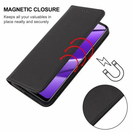 Чехол-книжка Magnetic Closure для Realme 11 4G Global - черный