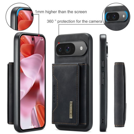 Чехол DG.MING M2 Series 3-Fold Multi Card Bag + Magnetic для Google Pixel 9/9 Pro - черный