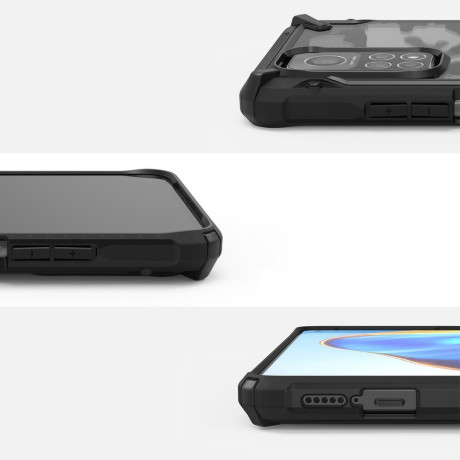 Противоударный чехол Ringke Fusion X durable PC для Xiaomi Mi 10T Lite - черный