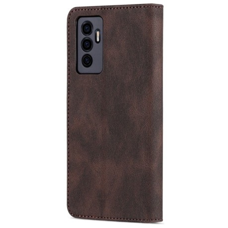 Чехол-книжка AZNS Dream II Skin Feel Horizontal Flip Leather для Vivo S10e / V23e 5G - кофейный
