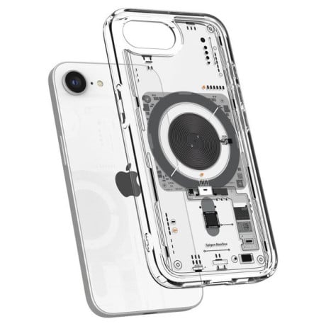 Оригинальный чехол Spigen Ultra Hybrid  Zero One Mag для iPhone 16e - Clear